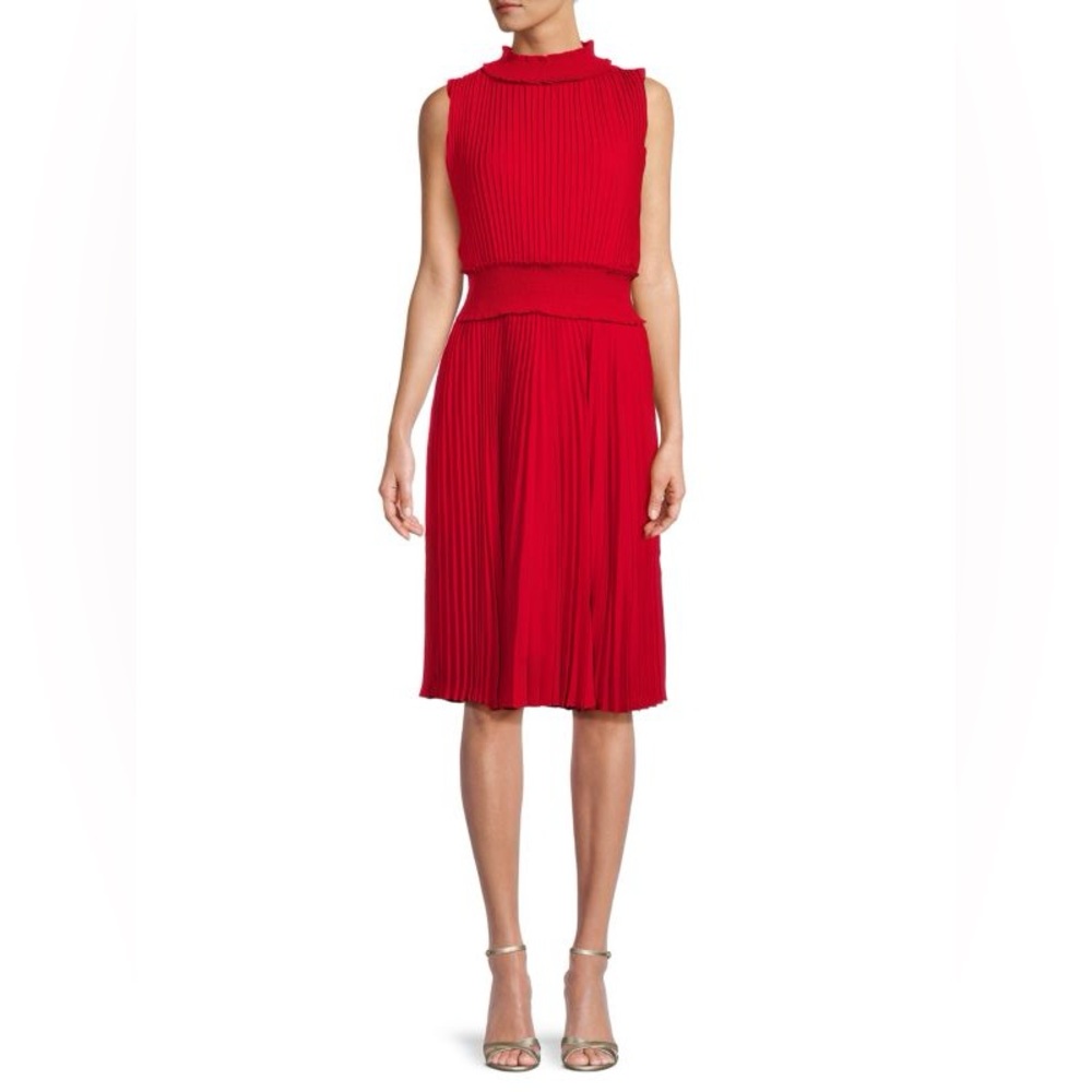 NANETTE LEPORE Pleated Midi Dress